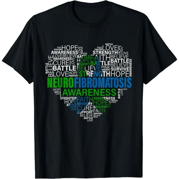 Neurofibromatosis Awareness Hope Support Strong Warrior T-Shirt