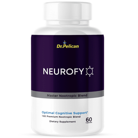 Neurofy-Memory/ Focus/ Mental Clarity- 60 Capsules- Dr. Pelican