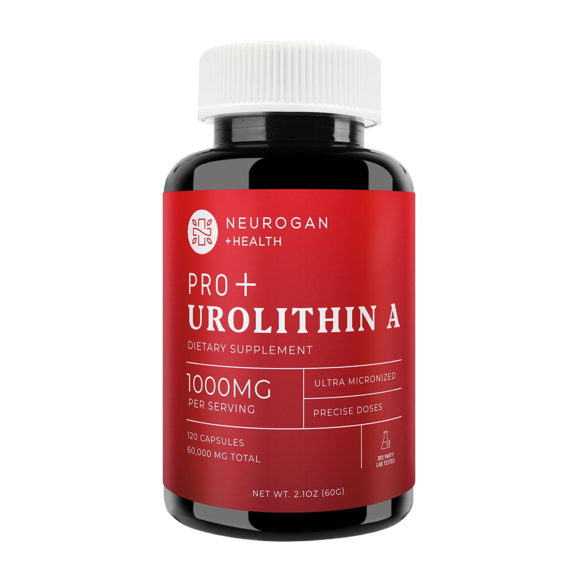 Neurogan Urolithin A Pro Capsules, 1000mg, 120 Count - Advanced ...