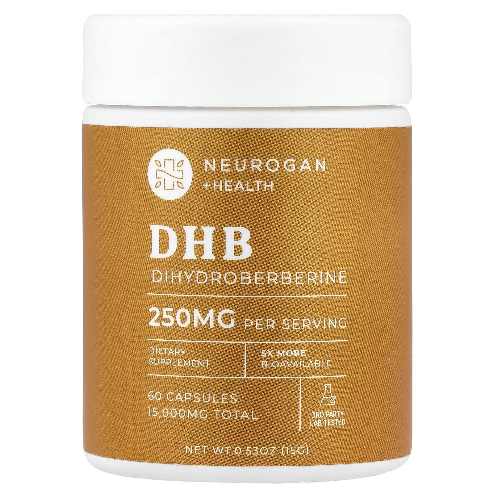 Neurogan Health DHB, 250 mg, 60 Capsules