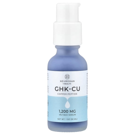 Neurogan Health GHK-CU Copper Peptide, Face Serum, 1 oz (30 ml)