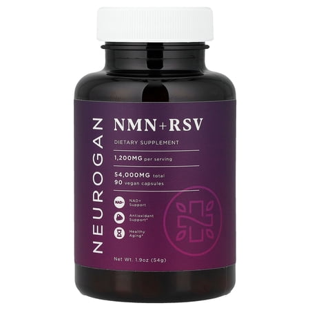 Neurogan Health NMN + Resveratrol, 90 Capsules, 3.17 oz (90 g)