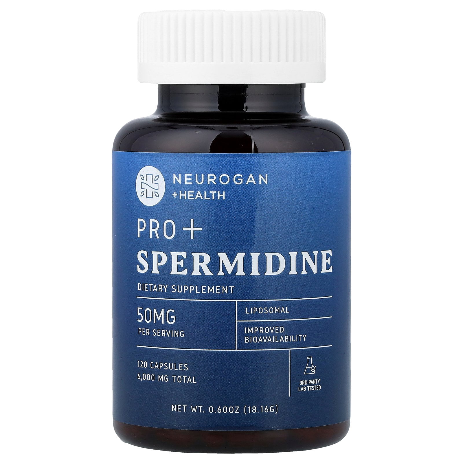 Neurogan Health Pro+ Spermidine, 120 Capsules, 0.6 oz (18.16 g
