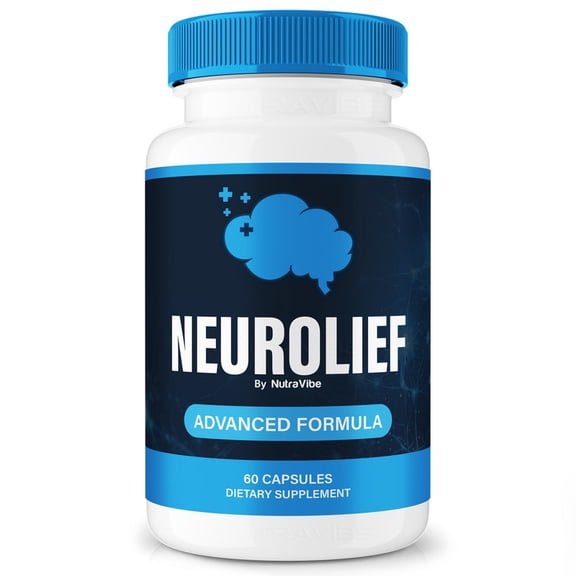 Neurolief Daily Formula with a Natural Blend to Help Maintain Focus, Memory & Concentration | Clean, Gentle, Easy-to-Swallow Neuro Lief Capsules for Everyday Sharpness (60 Capsules)
