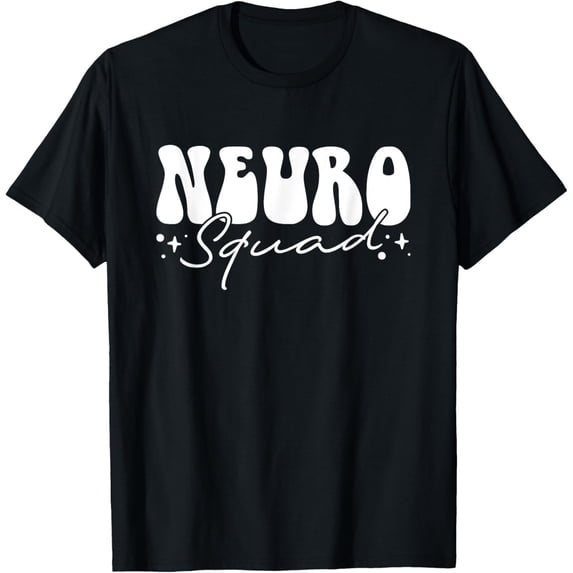 Neurology Neuro Nurse Neuro Tech Neuro Squad T-Shirt men and women can wear, black, white, gifts