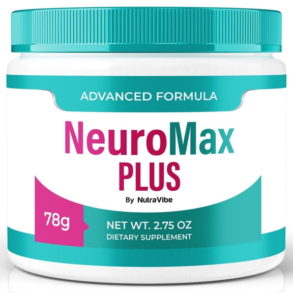 Neuromax Plus Daily Formula with a Natural Blend to Help Maintain Focus, Memory & Concentration | Clean, Gentle, Easy-to-Take Powder for Everyday Sharpness (30 Servings)