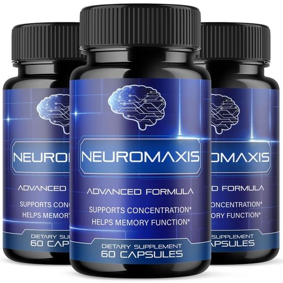 Neuromaxis Advanced Formula Brain Support Pills Maximum Strength Supplement Neuro Maxis 180 Capsules