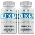 thumbnail image 1 of Neuronal - Brain Boost Matrix Supplement - Memory Booster Dietary Supplement for Focus, Memory, Clarity, & Energy - Advanced Cognitive Formula for Maximum Strength - 120 Capsules (2 Pack), 1 of 6