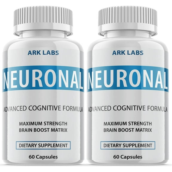 Neuronal - Brain Boost Matrix Supplement - Memory Booster Dietary Supplement for Focus, Memory, Clarity, & Energy - Advanced Cognitive Formula for Maximum Strength - 120 Capsules (2 Pack)