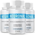 thumbnail image 1 of Neuronal - Brain Boost Matrix Supplement - Memory Booster Dietary Supplement for Focus, Memory, Clarity, & Energy - Advanced Cognitive Formula for Maximum Strength - 180 Capsules (3 Pack), 1 of 8