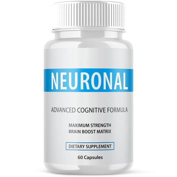 Neuronal - Brain Boost Matrix Supplement - Memory Booster Dietary Supplement for Focus, Memory, Clarity, & Energy - Advanced Cognitive Formula for Maximum Strength - 60 Capsules (1 Pack)