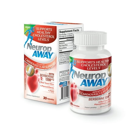 NeuropAWAY® Cardiovascular Advanced Cholesterol Support Formula with 1200mg Berberine