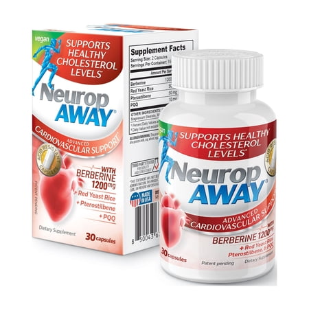 NeuropAWAY® Cardiovascular Advanced Cholesterol Support Formula with 1200mg Berberine