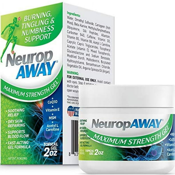NeuropAWAY Maximum Strength Gel, Rapid Relief Gel, NonMenthol