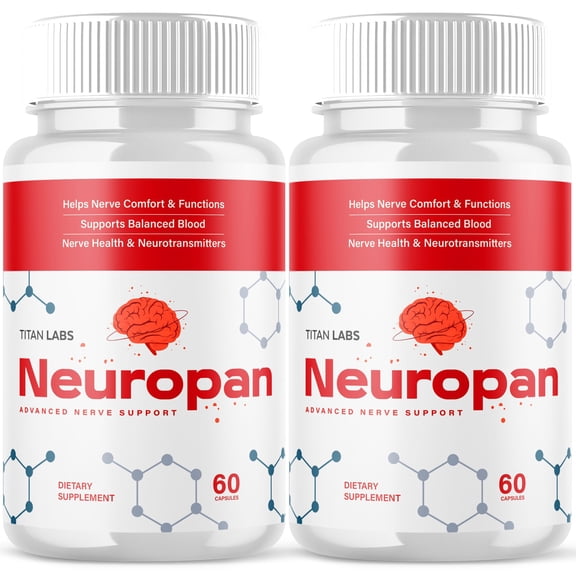 Neuropan Advanced Nerve Support Supplement Pills All Natural Ingredients Neuro Pan 120 Capsules