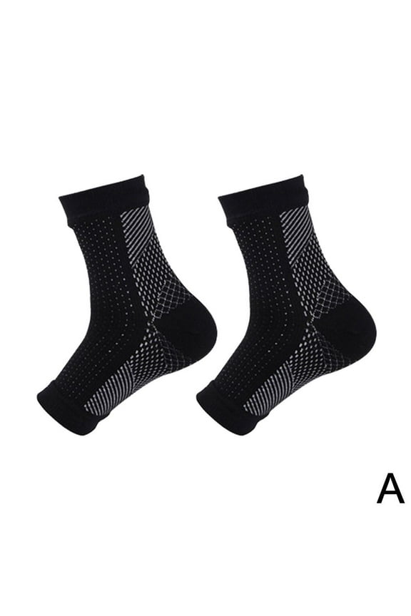Neuropathy Compression Short Socks for Men and Women, Nylon Material, Comfortable and Supportive for Extended Wear