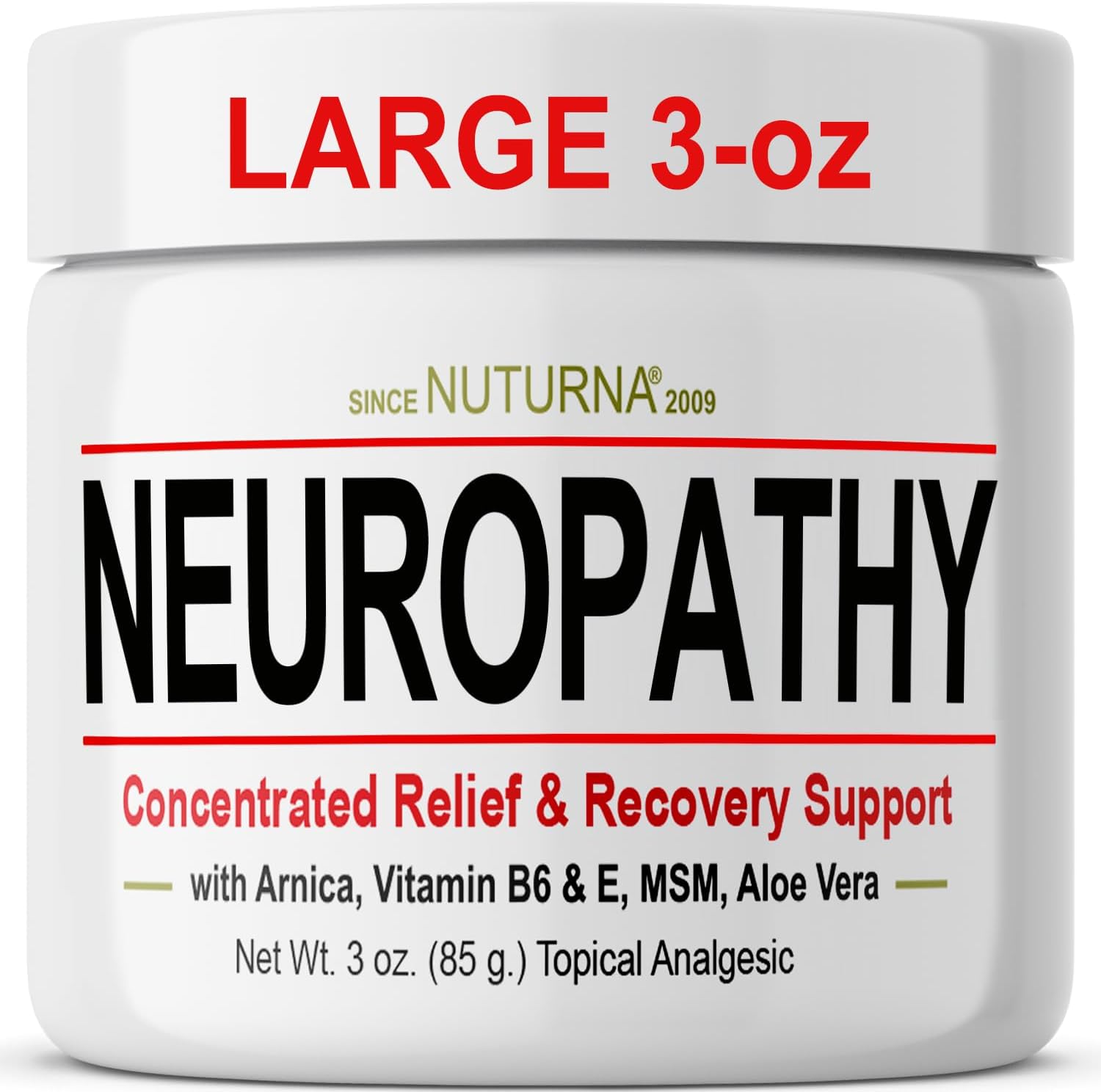 Neuropathy Nerve Cream For Feet, Hands, Legs, Toes, Back, Ultra