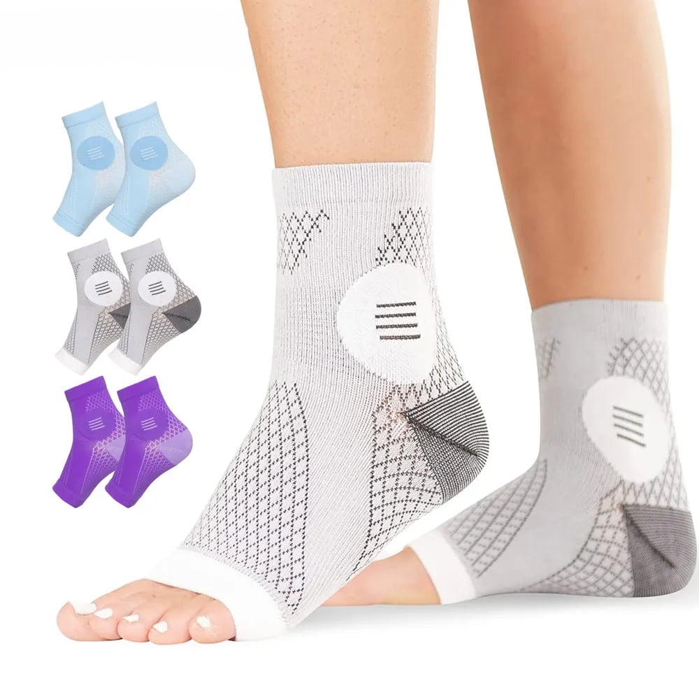 Neuropathy Socks for Women Men,3Pairs Soothe Compression Socks for
