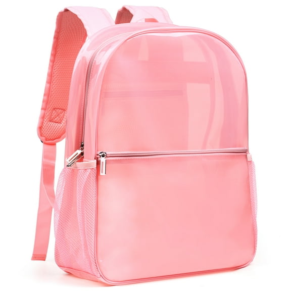 Neurora Unisex Heavy Duty Transparent Backpack, Clear