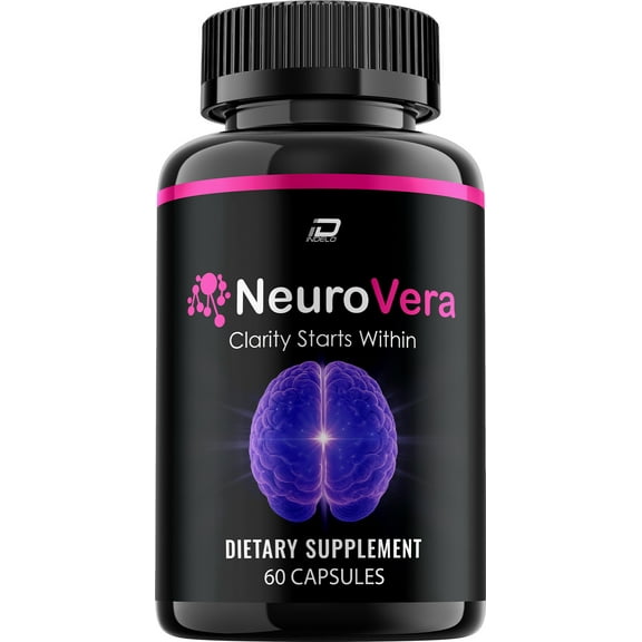 Neurovera Supplement Capsules Neuro Vera Natural Blend Memory Focus , 1 Pack, 60 Capsules