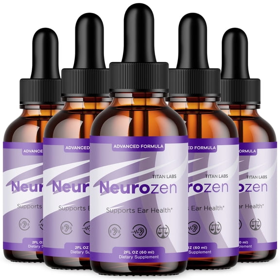 Neurozen Advanced Formula Ear Health Support Drops Hearing Supplement Neuro Zen 150 Servings