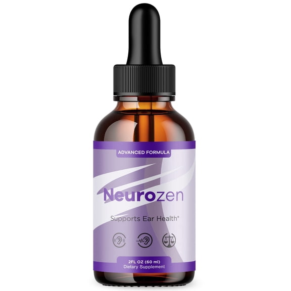 Neurozen Ear Health Support Drops Natural Formula Healthy Hearing Supplement Neuro Zen 30 Servings