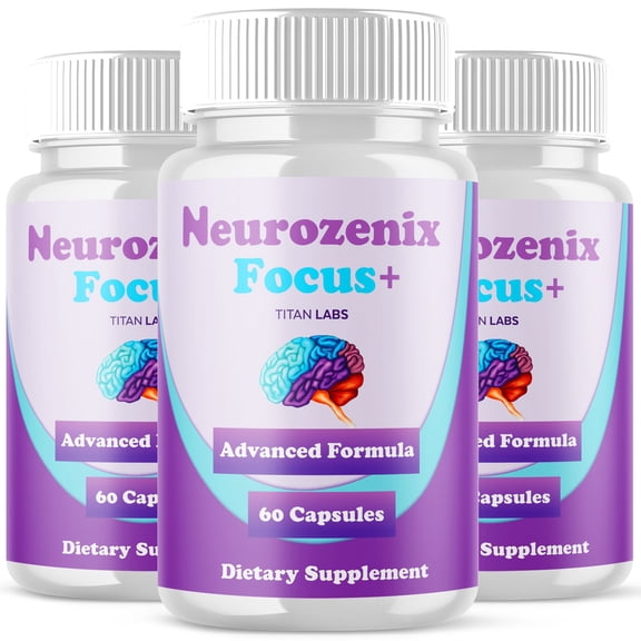 Neurozenix Focus Advanced Brain Support Formula Supplement Neurozenix Focus+ 180 Capsules