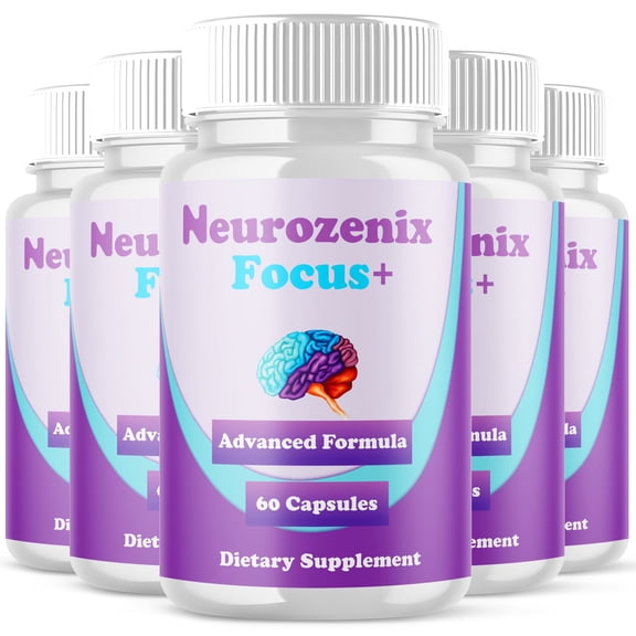 Neurozenix Focus Advanced Formula Brain Support Pills Maximum Strength Supplement Neurozenix Focus+ 300 Capsules
