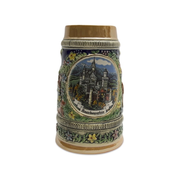 Neuschwanstein Ludwigs Castle Beer Stein 0.55L
