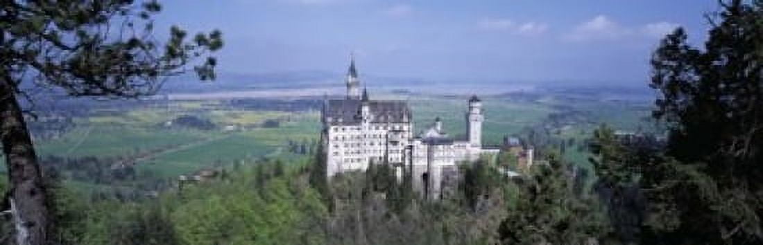 Neuschwanstein Palace Bavaria Germany Canvas Art - Panoramic Images (18 x 6)
