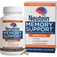 thumbnail image 1 of Neutein Natural Memory Support Supplement PhD Formulated Cognitive Support Plant Based 60 Capsules, 1 of 10
