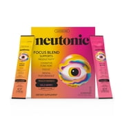 Neutonic Nootropic Focus Blend Powder | Peach Mango & Wild Berry 32 Sticks | Caffeine Free, Zero Sugar | Support Memory, Mental Clarity, Cognitive Function | Boost Focus, Energy, Brain Health