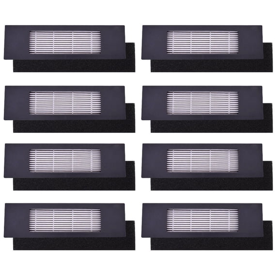 Neutop Replacement Filters Compatible with Ecovacs Deebot OZMO 920, 950, T5, T8, T9, N7, N8 Pro+, N10 Plus, yeedi vac, vac max, vac station, vac 2 pro, Robot Vacuums, 8-Pack.