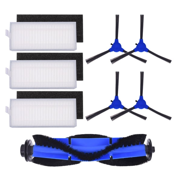 Neutop Roller Brush HEPA Filter Side Brush Parts Compatible with eufy Robovac 11S, 15T, 30, 30C, 15C, 12, 25C, 35C Robot Vacuum Cleaner