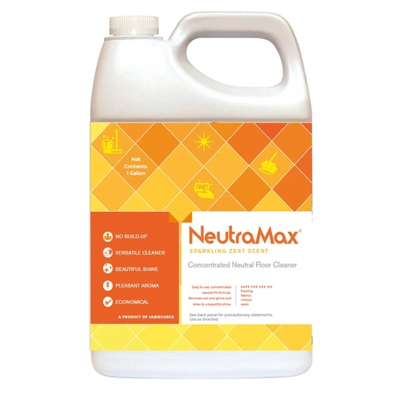 NeutraMax Sparkling Zest Scent Concentrated Neutral Floor Cleaner, Gallon