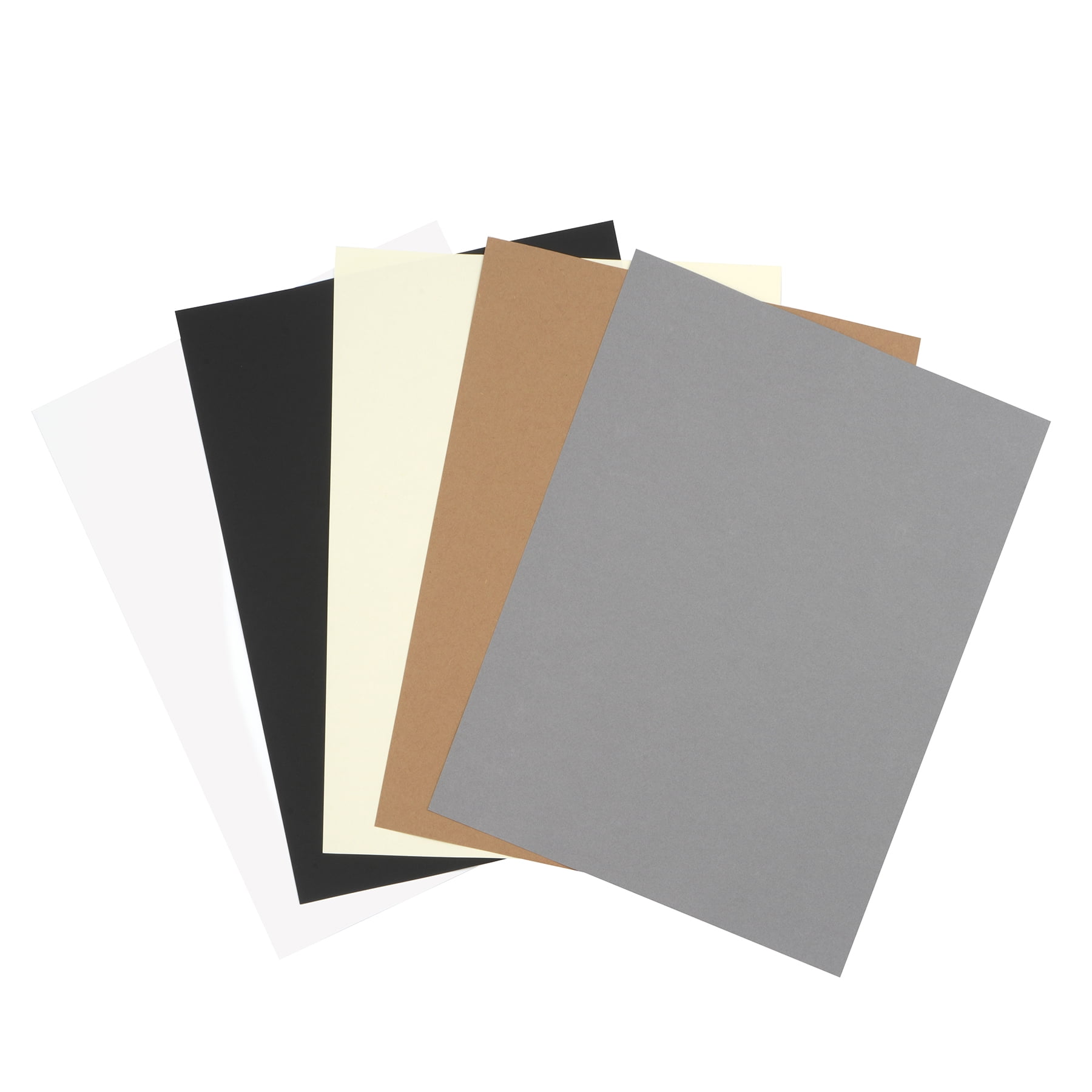 Neutral 8.5" x 11" Mixed Paper Pack by Recollections – Acid and Lignin Free Paper for Scrapbooks - Arts & Crafts - 8 Pack