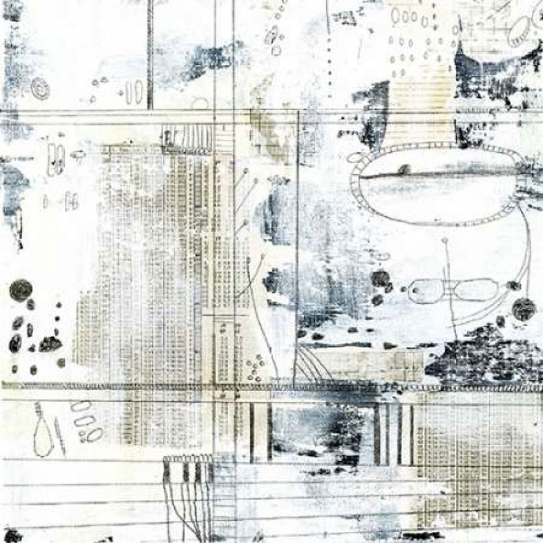 Neutral Abstract II Canvas Art - Sarah Ogren (24 x 24)