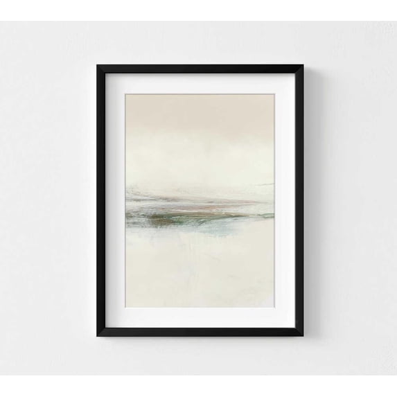 Neutral Abstract Landscape Wall Art - Walmart.com