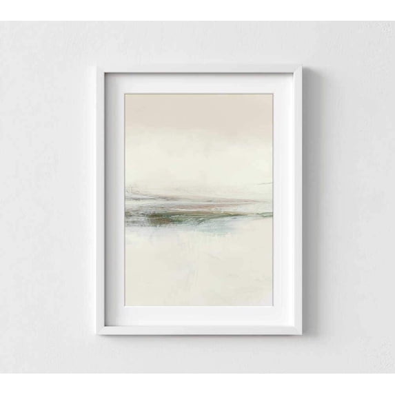 Neutral Abstract Landscape Wall Art - Walmart.com