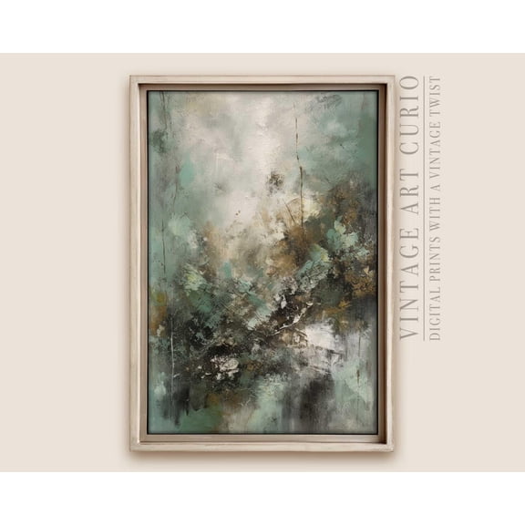 Neutral Abstract Print, Japandi Earth Tone Texture UNFRAMED Poster, Wall Art for Decor, Present, 8x12