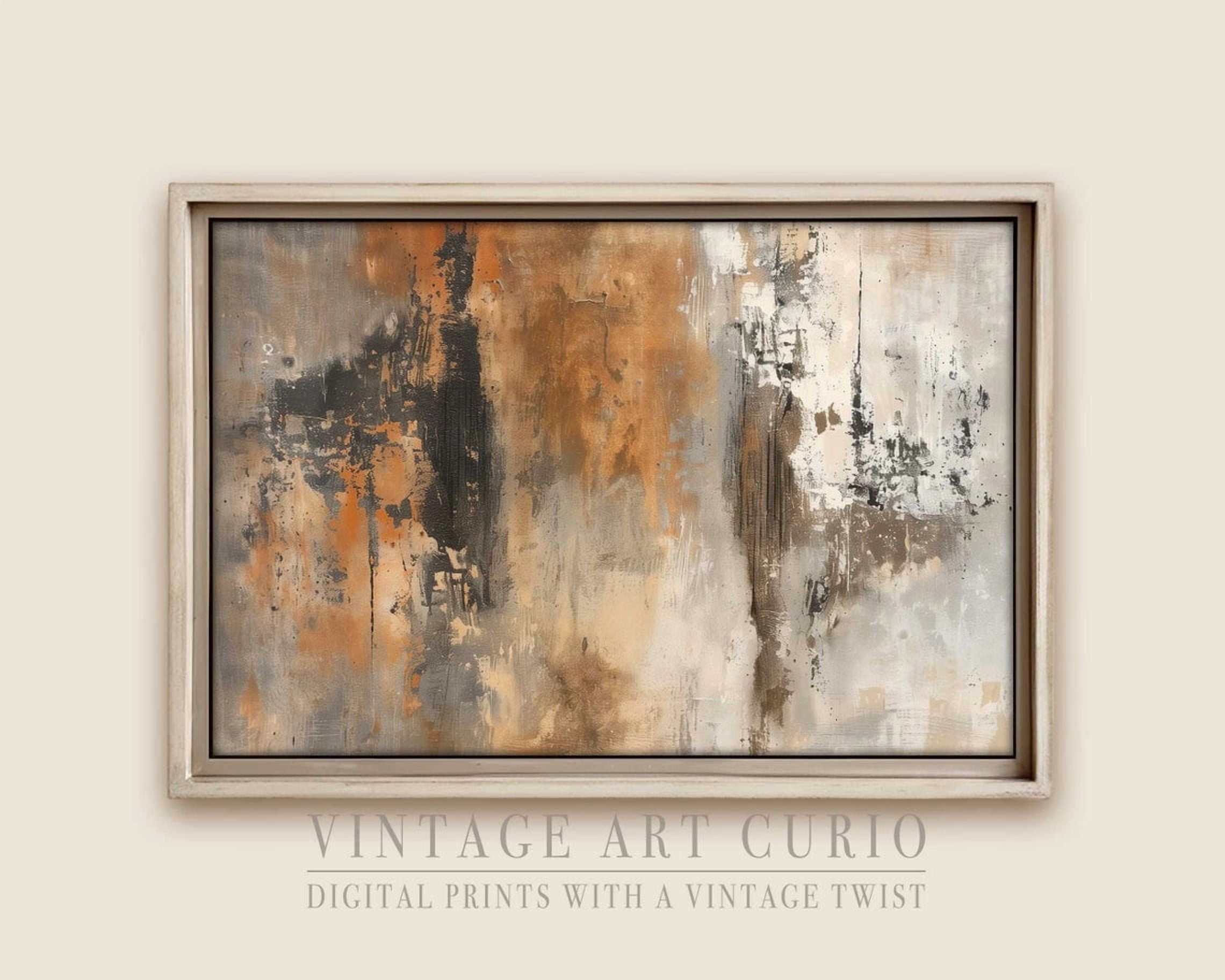 Neutral Abstract Texture Japandi Boho Poster Wall Art Home Decor for ...