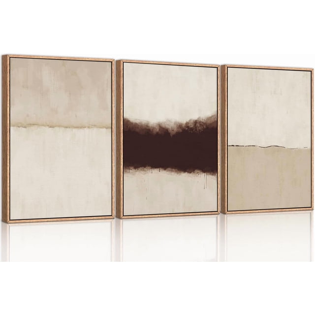 Abstract Print Neutral Abstract Wall Art Set of 3, 24