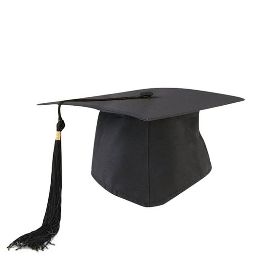 Neutral Adult Child Graduation Cap with Tassel Adjustable High School University