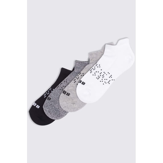 Neutral Ankle Sock Bundle (4 Pairs)