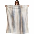 thumbnail image 1 of Neutral Beige Gray Throw Blankets, Abstract Grunge Modern Art Soft Fleece Blanket Decorative for Home Sofa Couch Chair Living Bedroom, 32x48 Inches,, 1 of 8