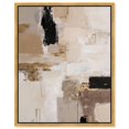 thumbnail image 1 of Neutral Blocks IV Canvas Print Neutral Boho Art by Art Remedy, Gold Frame, 24 x 30, 1 of 6