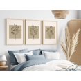 Neutral Botanical Prints, Simple Floral Line Drawing Wall Art Set ...