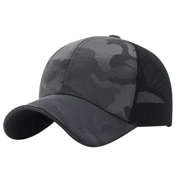 Neutral Camouflage Cap Breathable Sports Peaked Cap Women Man Outdoor Mesh