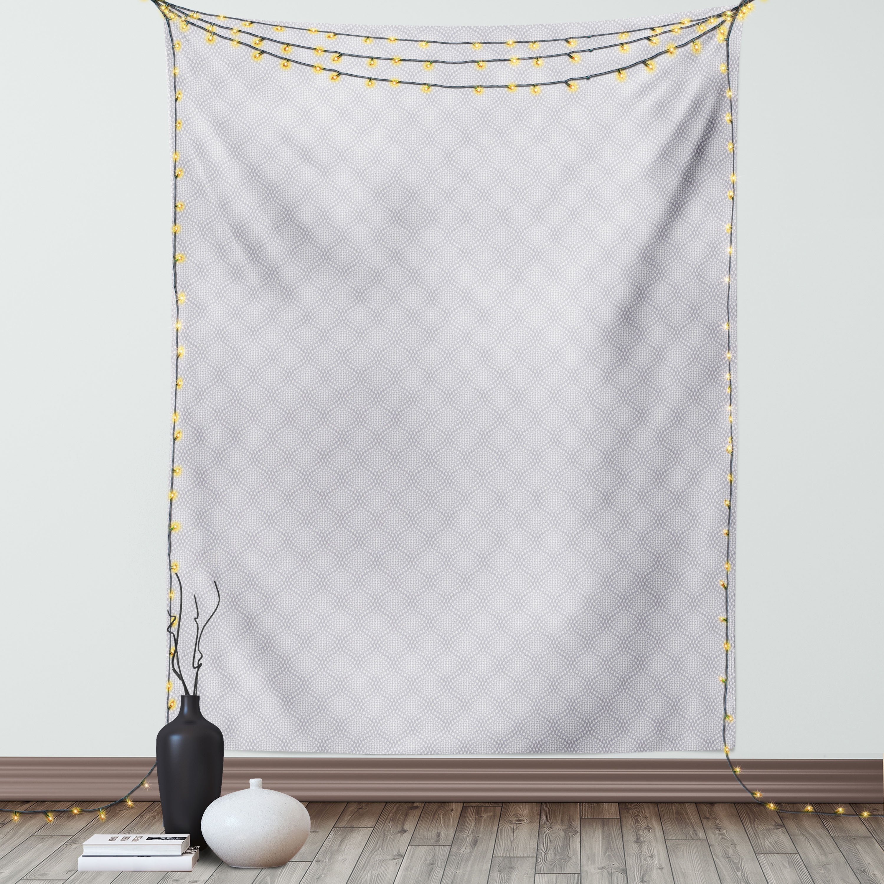 Neutral Color Tapestry Braided Like Scene Tangled Abstract Elements Gradient Toned Design Wall Hanging for Bedroom Living Room Dorm Decor 60W X 80L