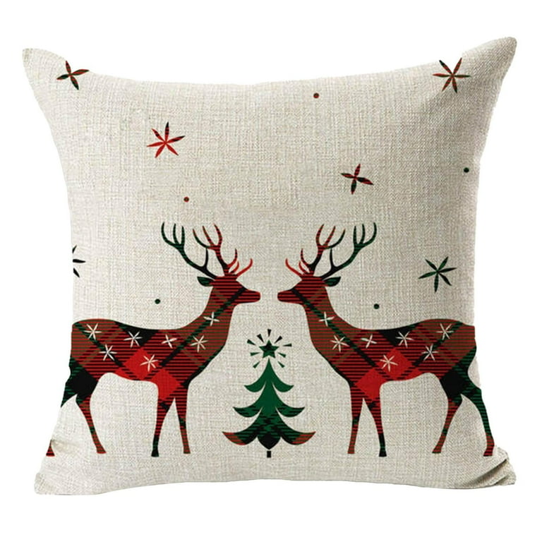 Neutral christmas pillow covers top